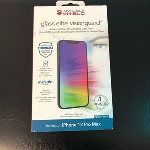 Zagg Invisible Shield (GLASS Elite VisionGuard+) for Apple iPhone 12 & 12 Pro